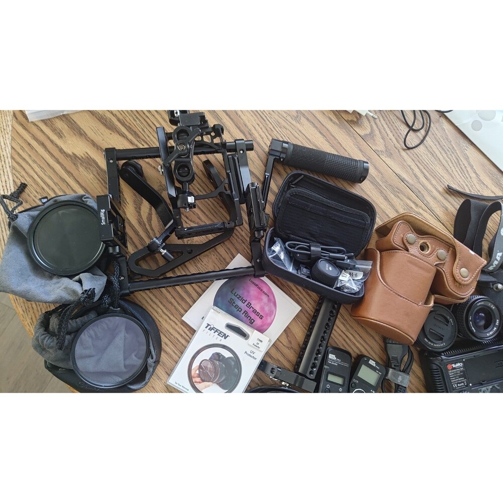 Lot SmallRig Cage Camera Lens Lens Chargers Filters Sony Tiffen Tokina